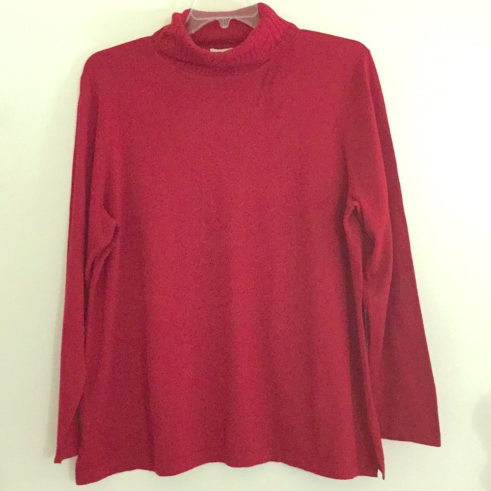 Talbots Red Turtleneck Sweater 2X NWT